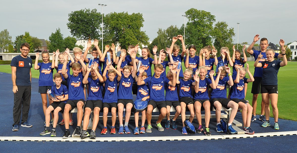 Group of Young Athletes 