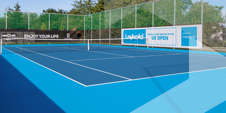 Laykold® courts made with recycled balls